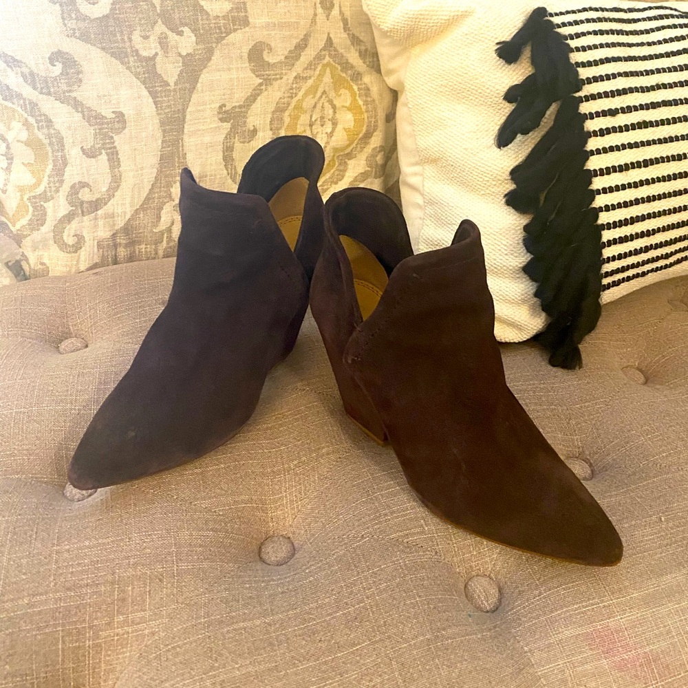 Splendid Brown Suede Booties